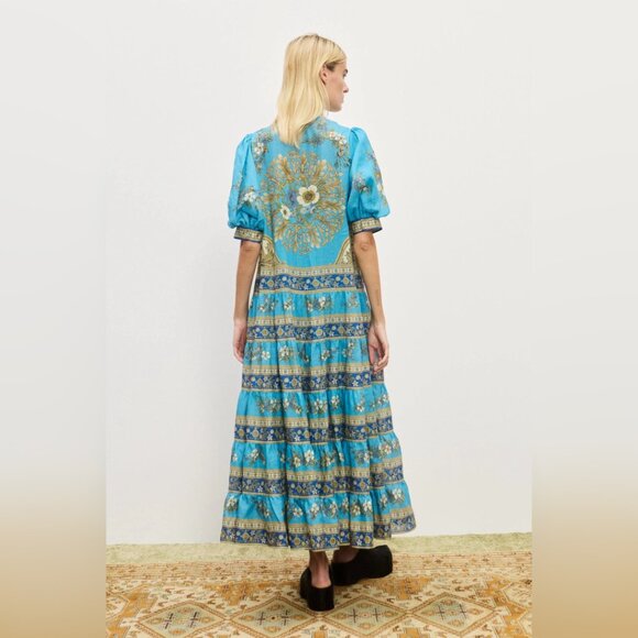 Alemais cassie tiered midi dress - Picture 3 of 12